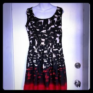 YUMI Black and White Tank Dress-10 NWT